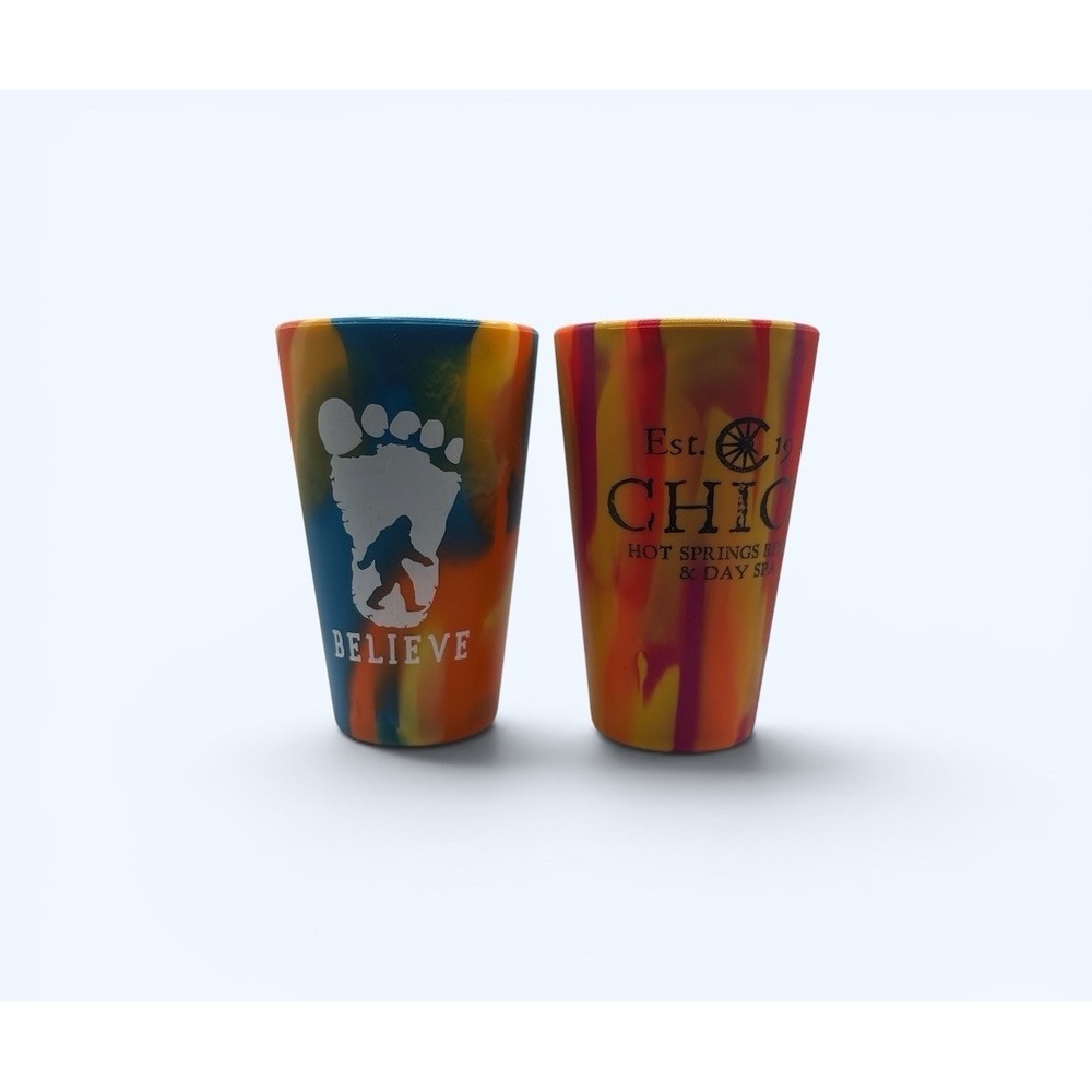 SILIPINT 16 OZ CUP LOT OF TWO BIGFOOT CHICO‎ HOT SPRINGS